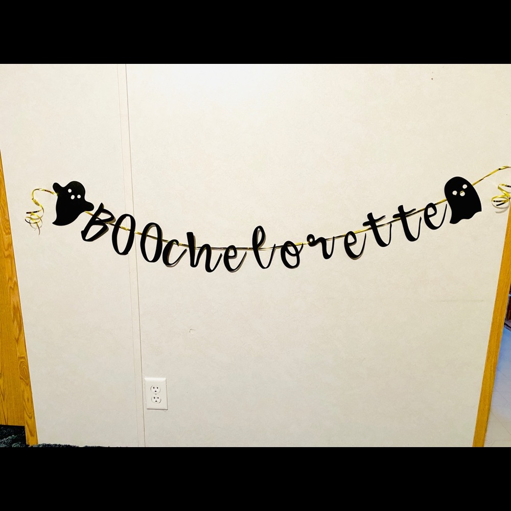 Halloween Bachelorette Banner - BOOchelorette